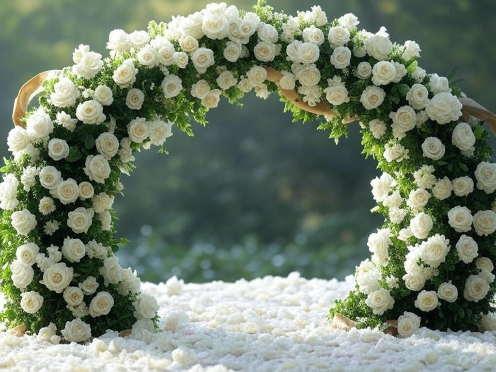 Décoration florale mariage luxe Tunis